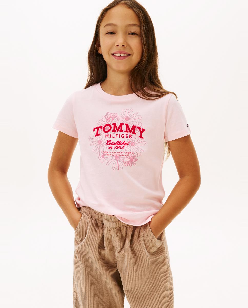 Imagem 0 de T-shirt com Logótipo Floral