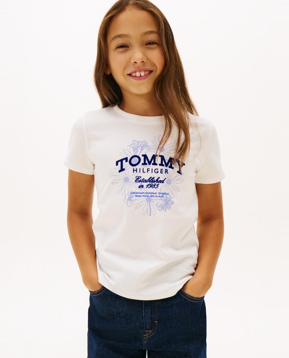 Imagem 0 de T-shirt com Logótipo Floral
