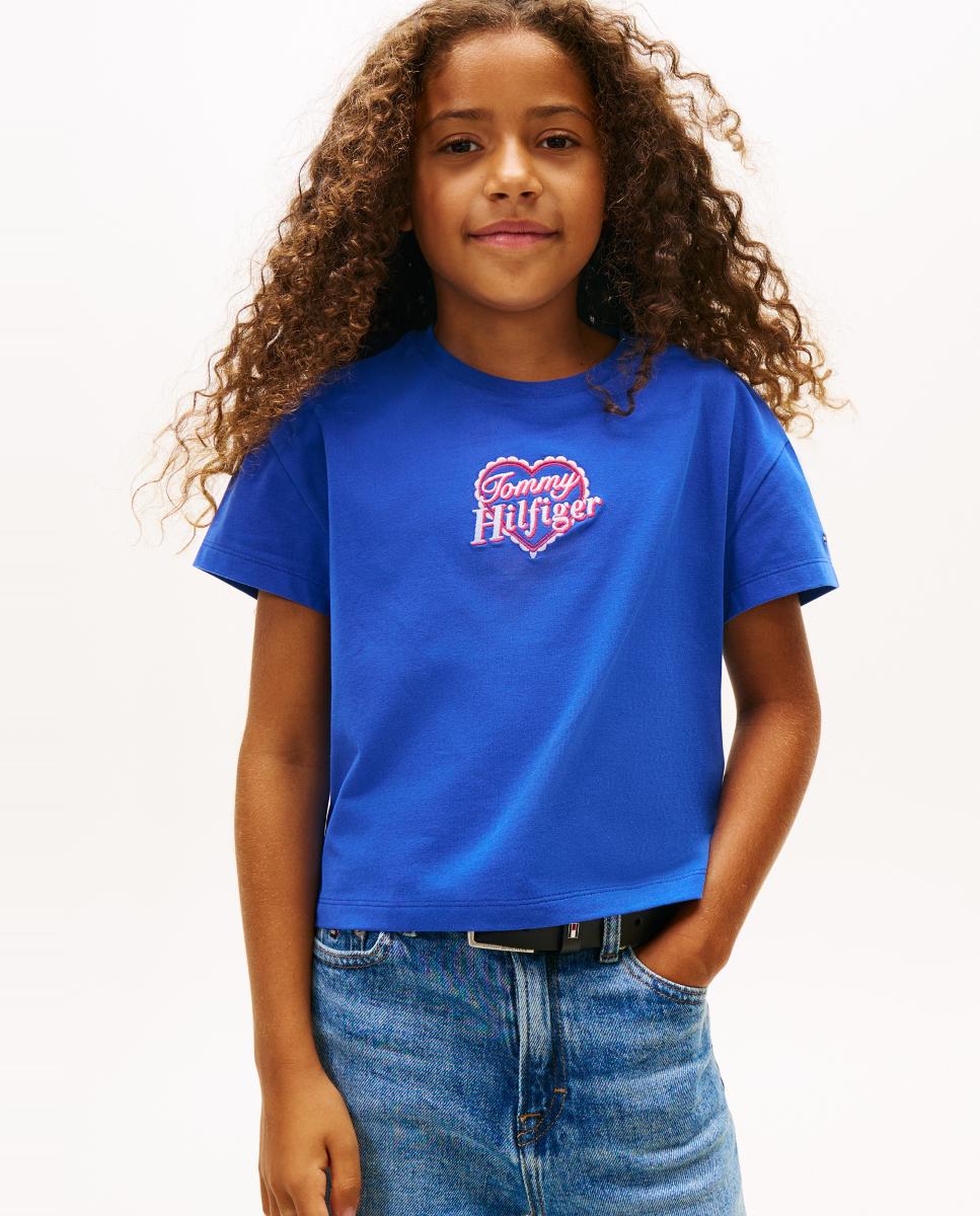 Imagem 0 de T-shirt com Logótipo em Forma de Coração