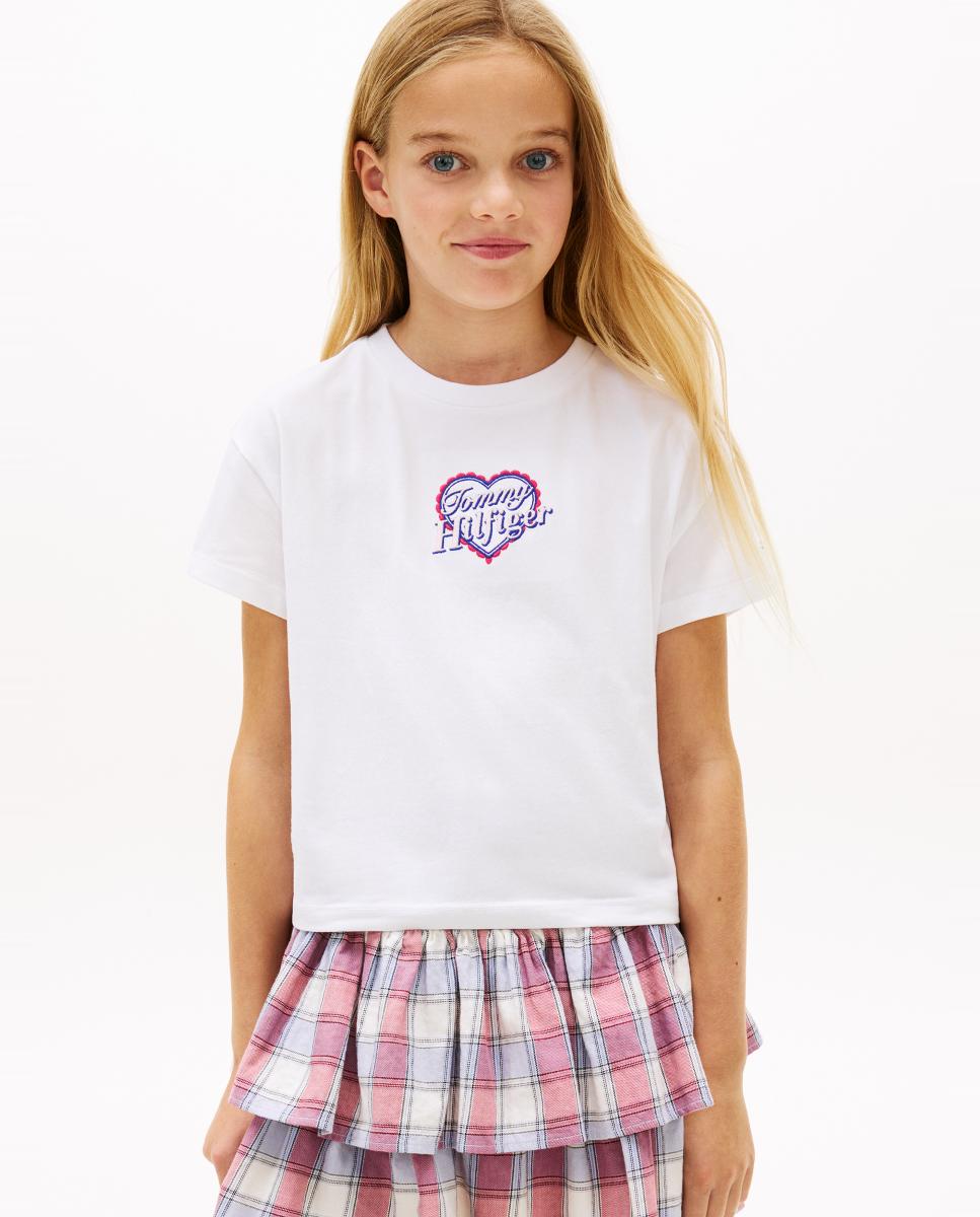 Imagem 0 de T-shirt com Logótipo em Forma de Coração