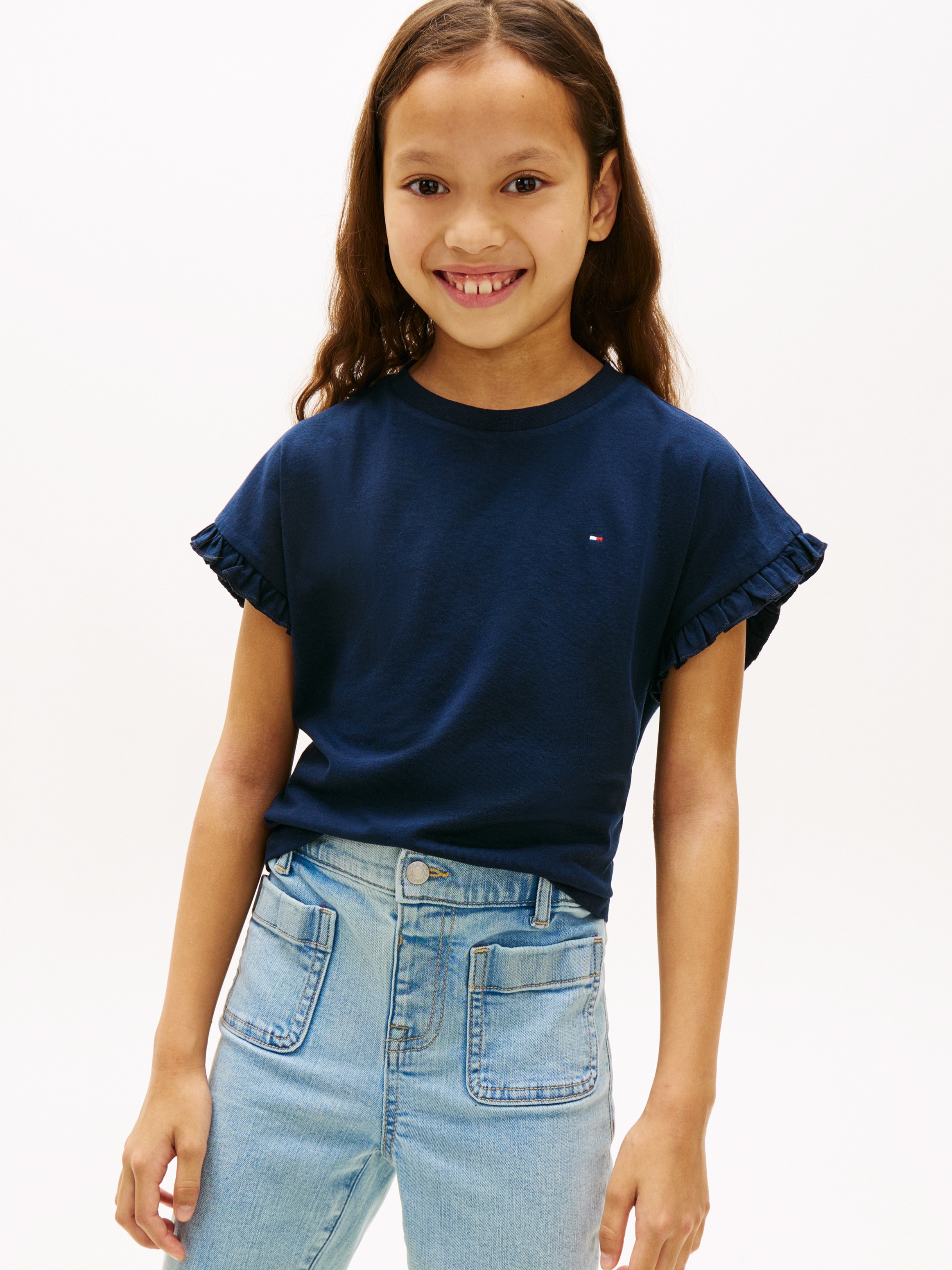 Imagem 0 de T-shirt com Folhos e Logótipo no Peito