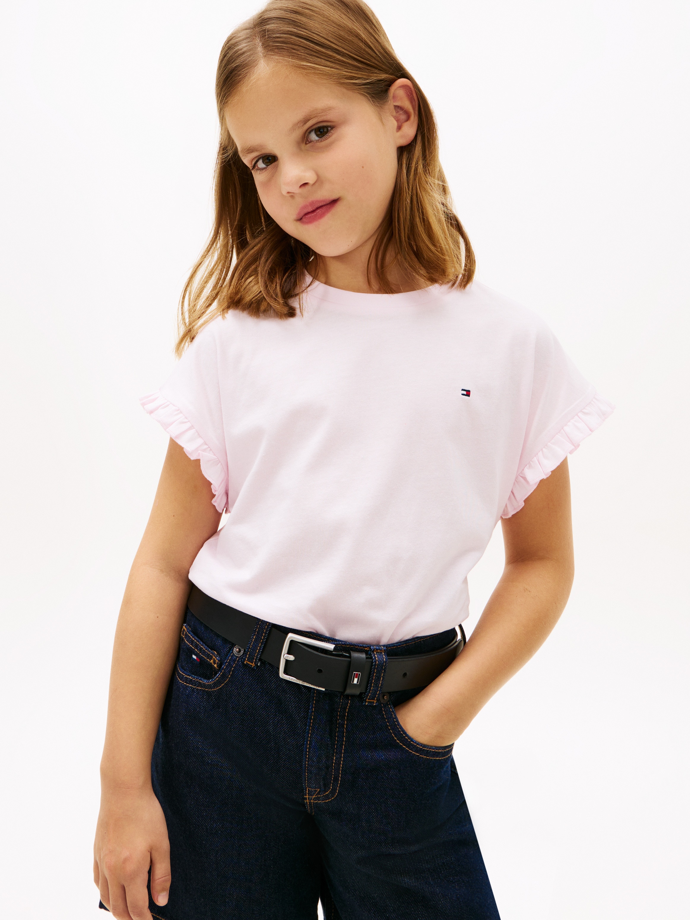 Imagem 0 de T-shirt com Folhos e Logótipo no Peito