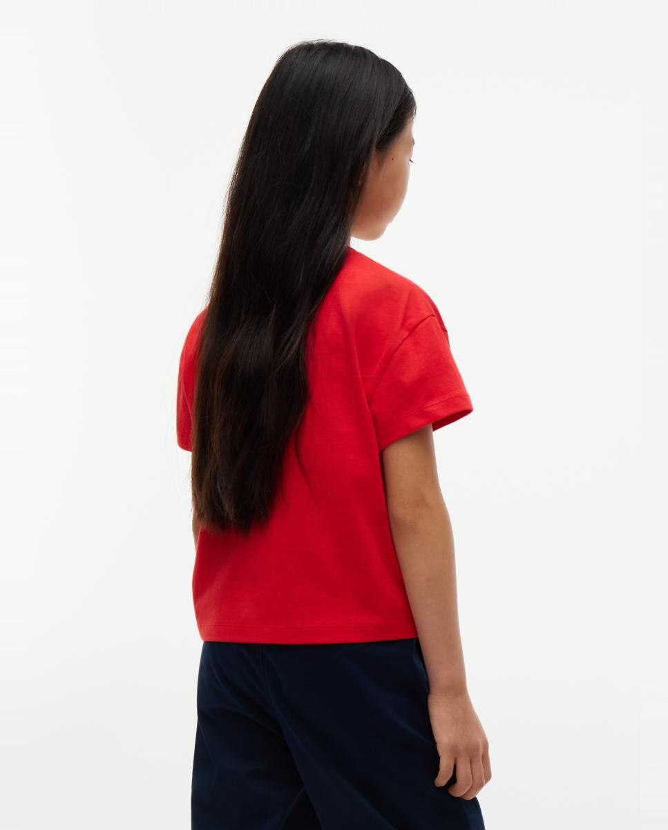 Camiseta de niña de manga corta - Tommy Hilfiger - Amarillo Amarillo-2