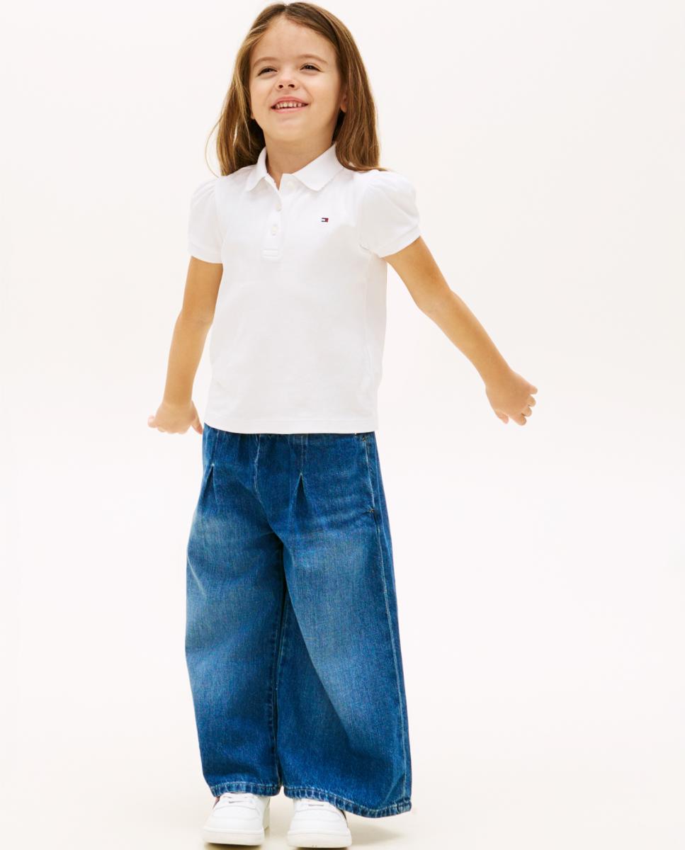 Polo com Mangas em Balão Tommy Hilfiger Branco-4