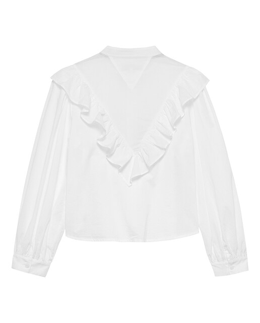 Blusa de niña con volantes