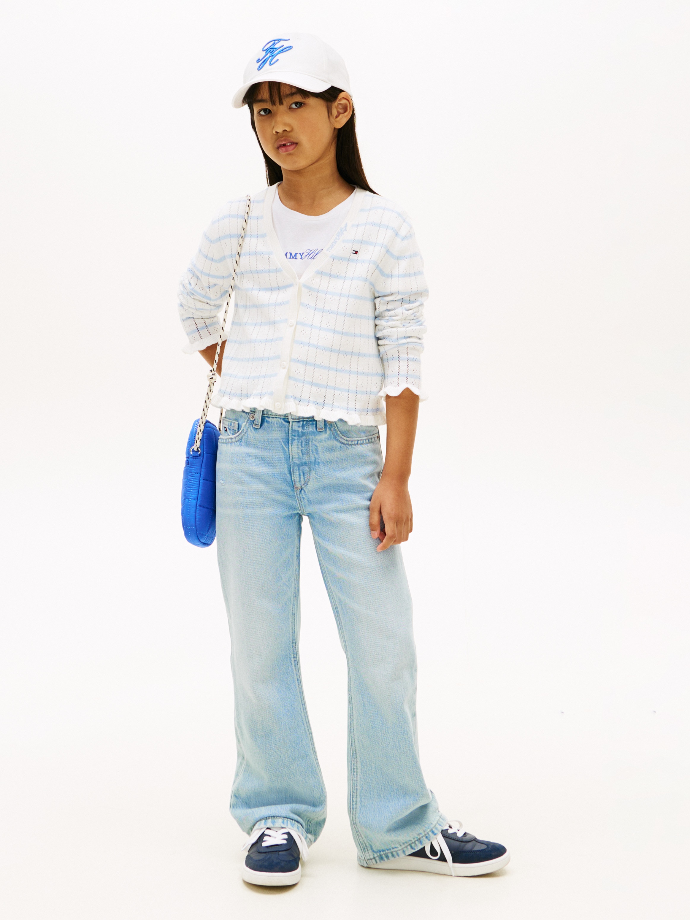 Imagem 0 de Jeans à Boca de Sino - Azul-Claro