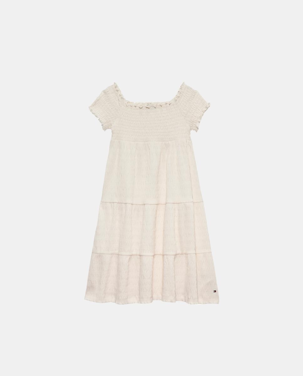 Imagem 0 de Vestido Franzido com Favos de Mel