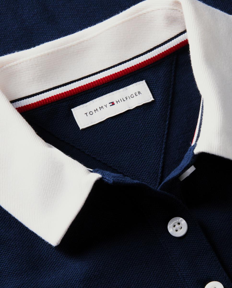 Vestido Tipo Polo Azul-7