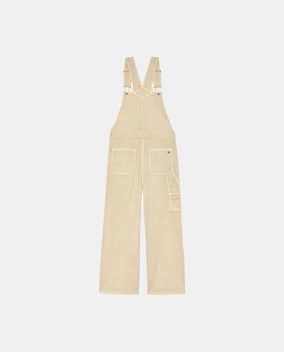 Jardineiras de Ganga com Estrela Bordada Tommy Hilfiger Castanho-2