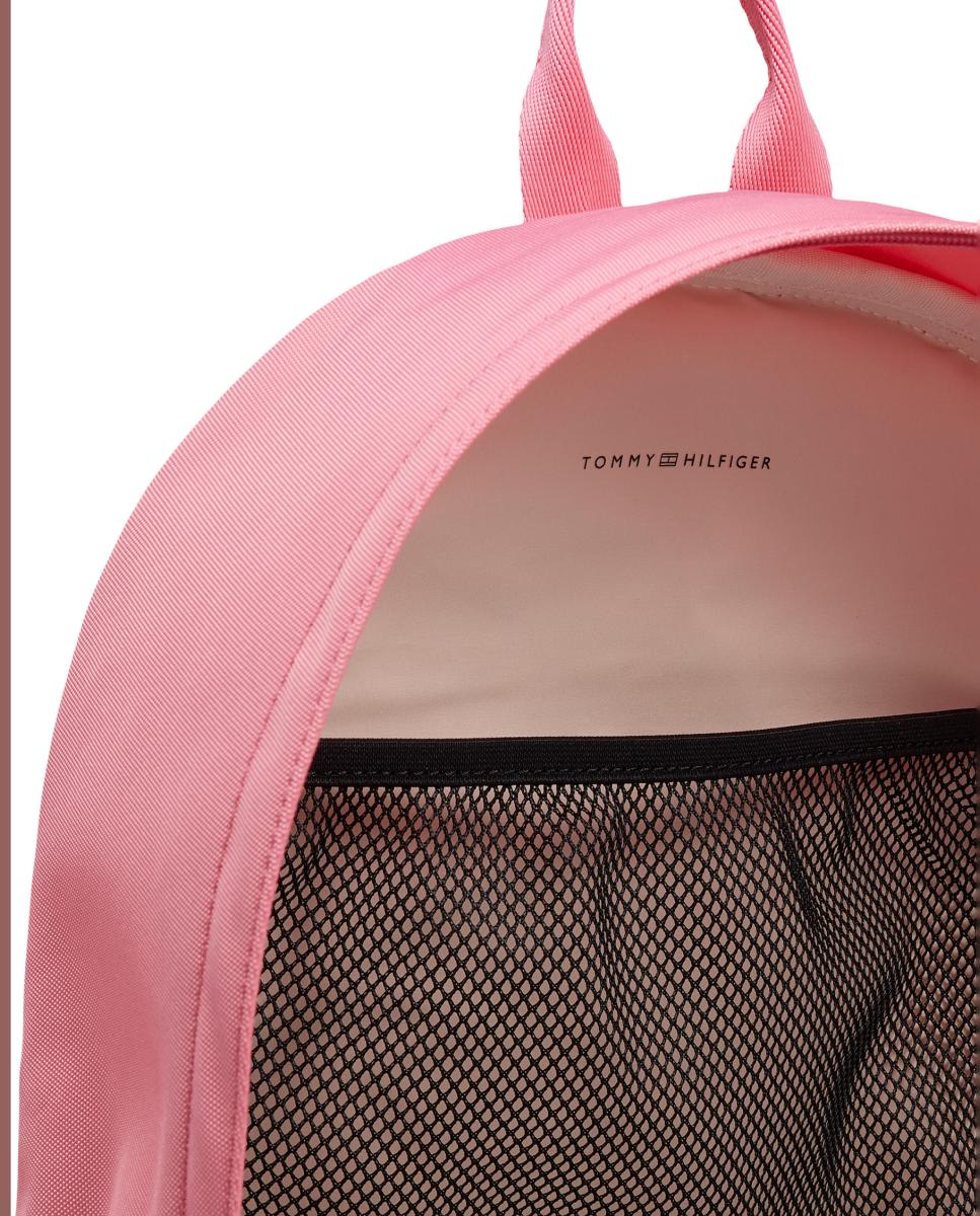 Mochila com Bandeira da Marca Tommy Hilfiger Rosa-4