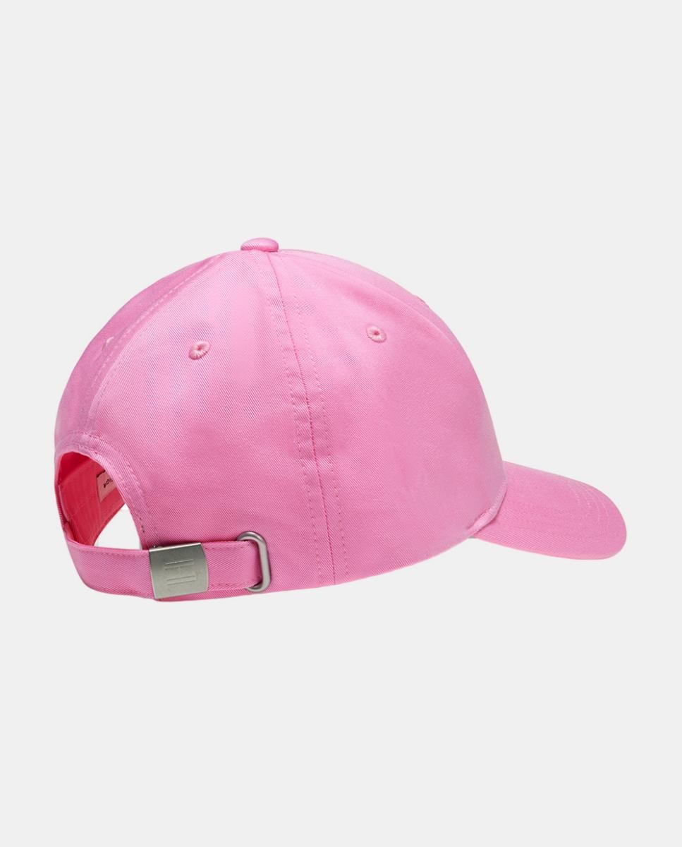 Boné com Logótipo à Frente Rosa-2