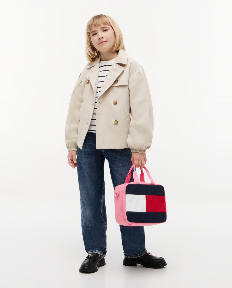Lancheira com Bandeira da Marca Tommy Hilfiger Rosa-7