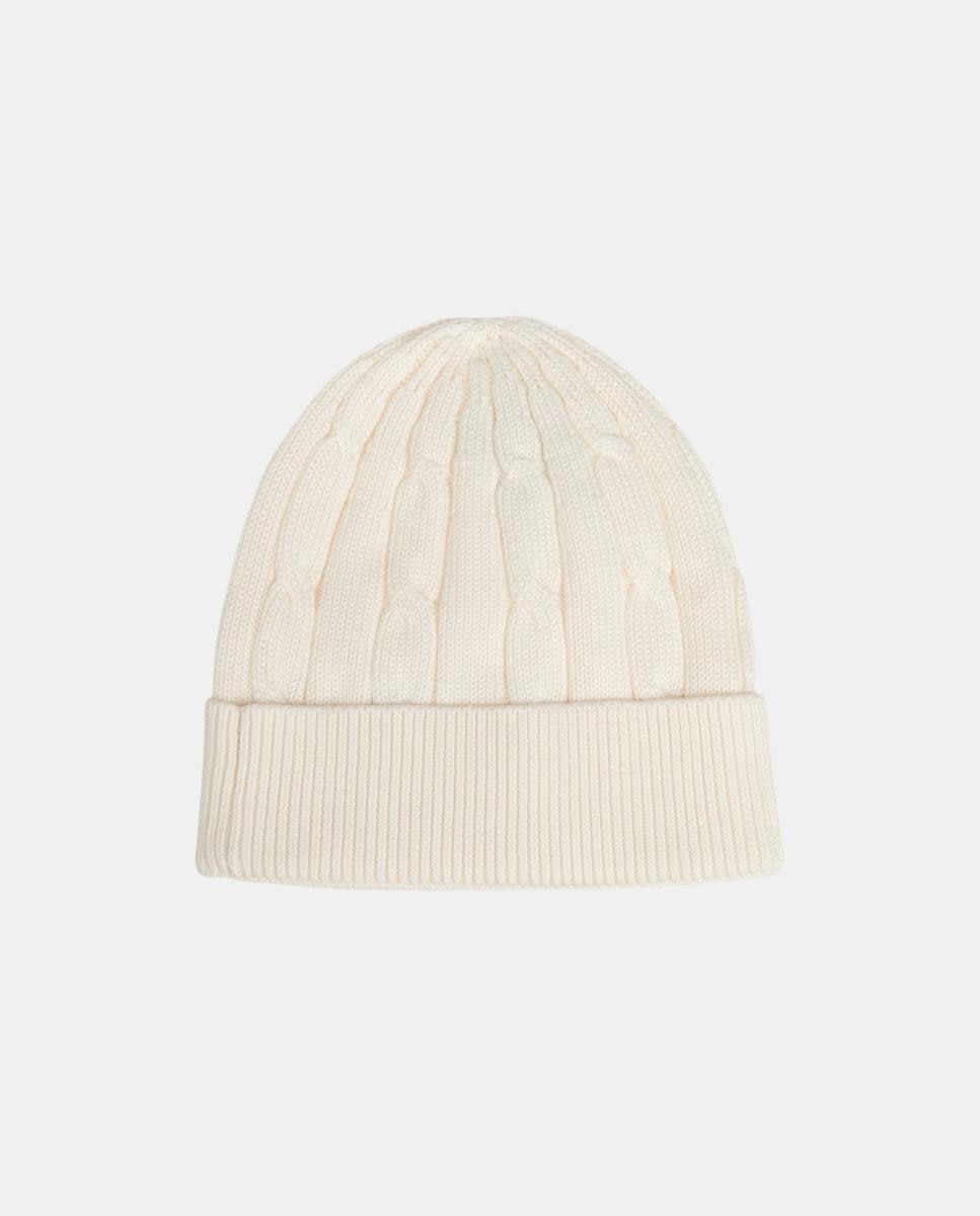 Gorro de niña de punto de cable - Tommy Hilfiger - Blanco Blanco-2