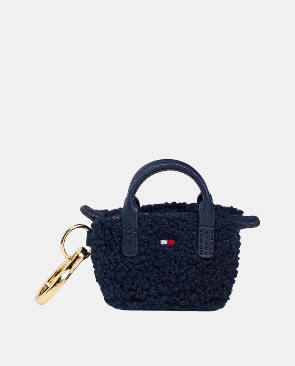 Imagen 0 de Colgante charm de niña tipo bolso teddy Azul
