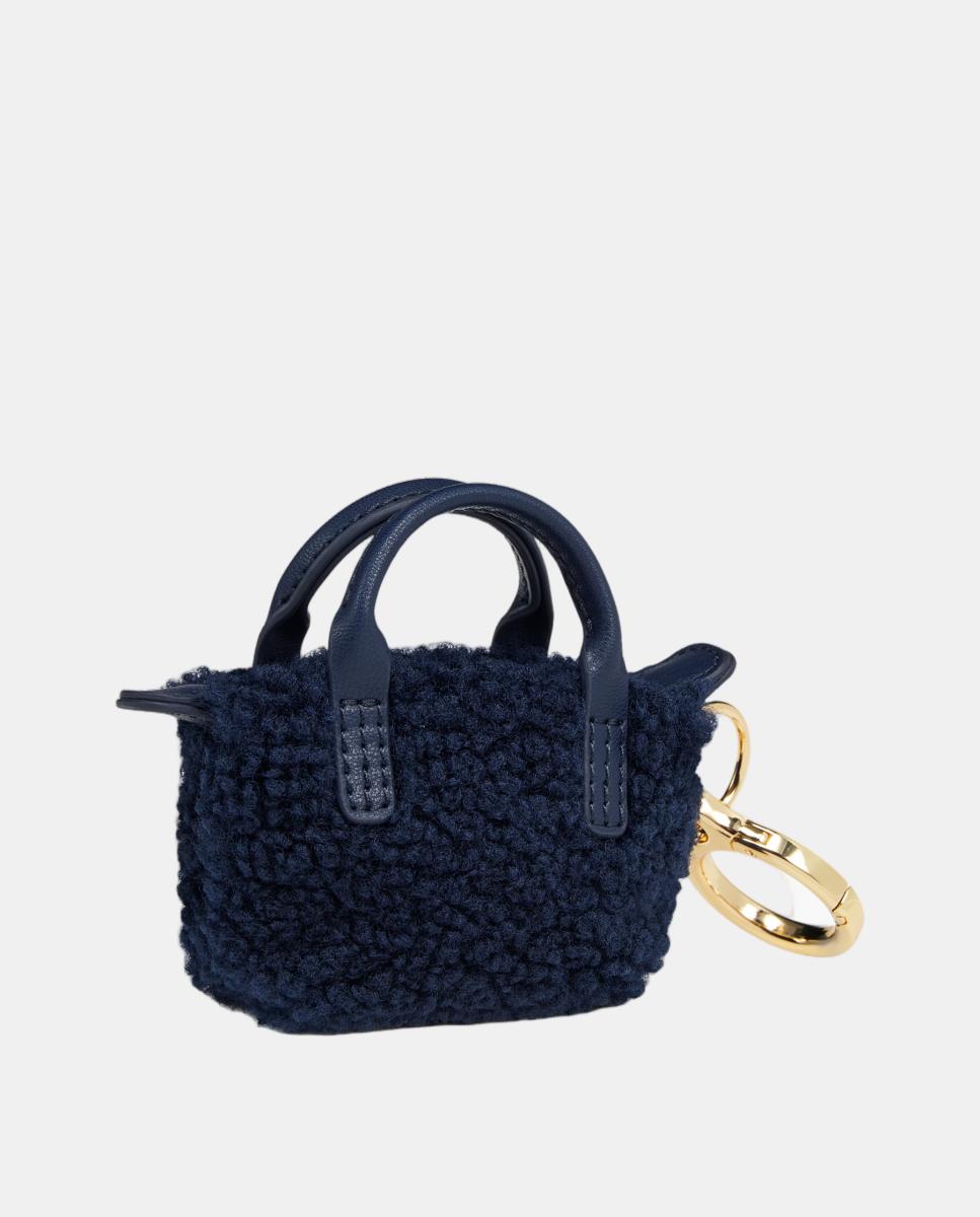 Colgante charm de niña tipo bolso teddy - Tommy Hilfiger - Azul Azul-2