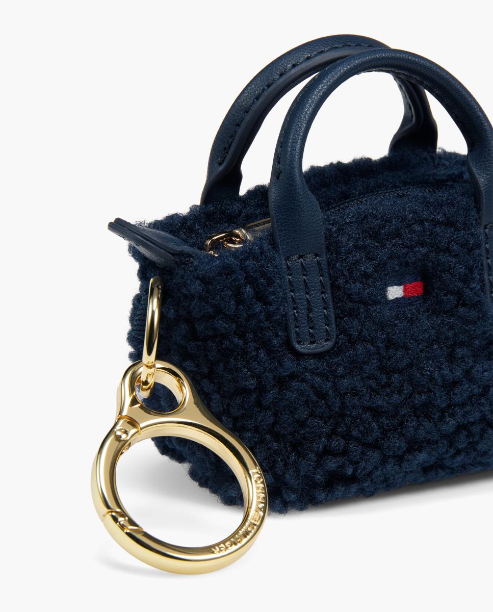 Colgante charm de niña tipo bolso teddy - Tommy Hilfiger - Azul Azul-4