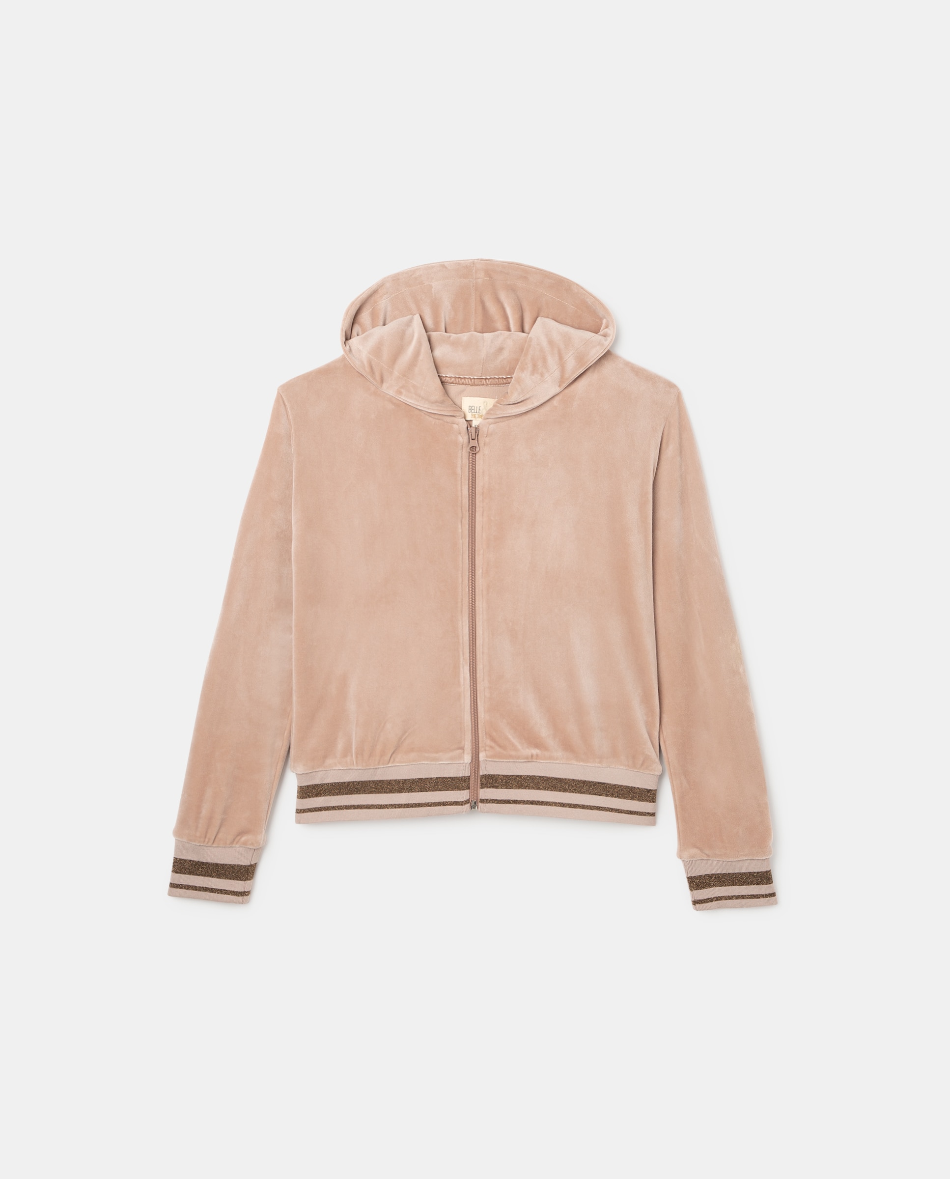 Imagem 0 de Sweatshirt cropped de veludo