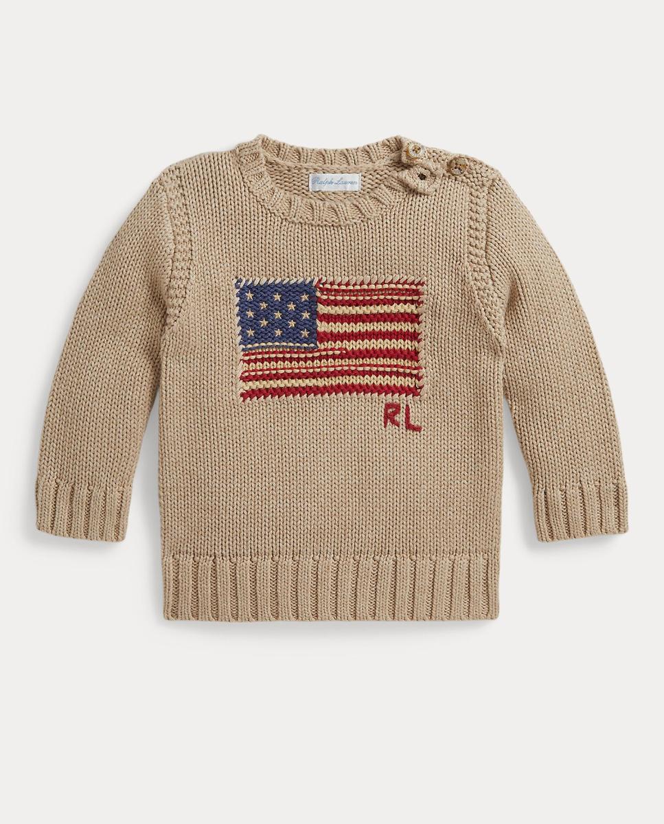 Imagem 0 de Camisola de Malha de Algodão de Bebé com Bandeira