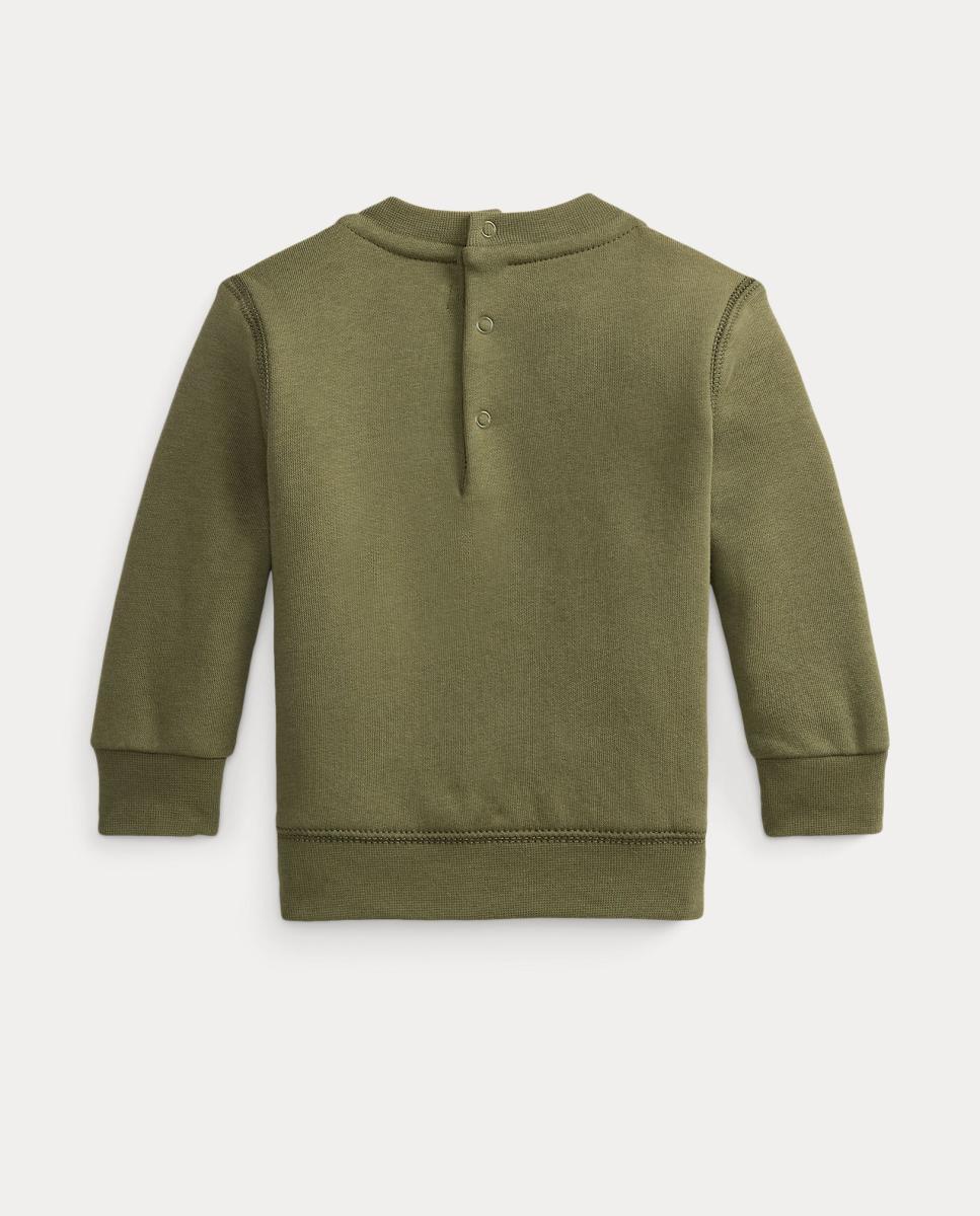 Sudadera de bebé unisex de felpa con Polo Bear - Polo Ralph Lauren - Verde militar Verde militar-2