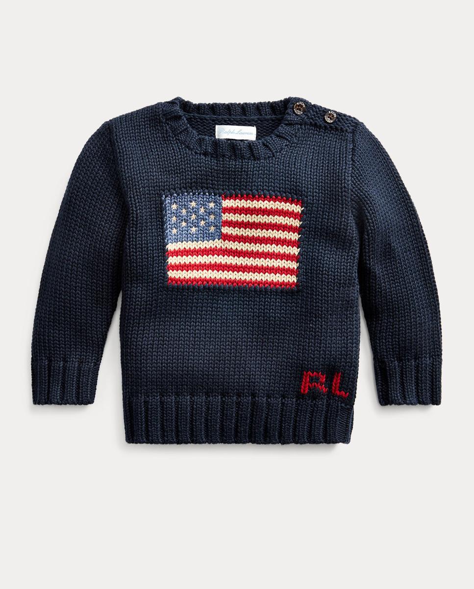 Imagem 0 de Camisola de Malha de Bebé Unissexo de Algodão com Bandeira