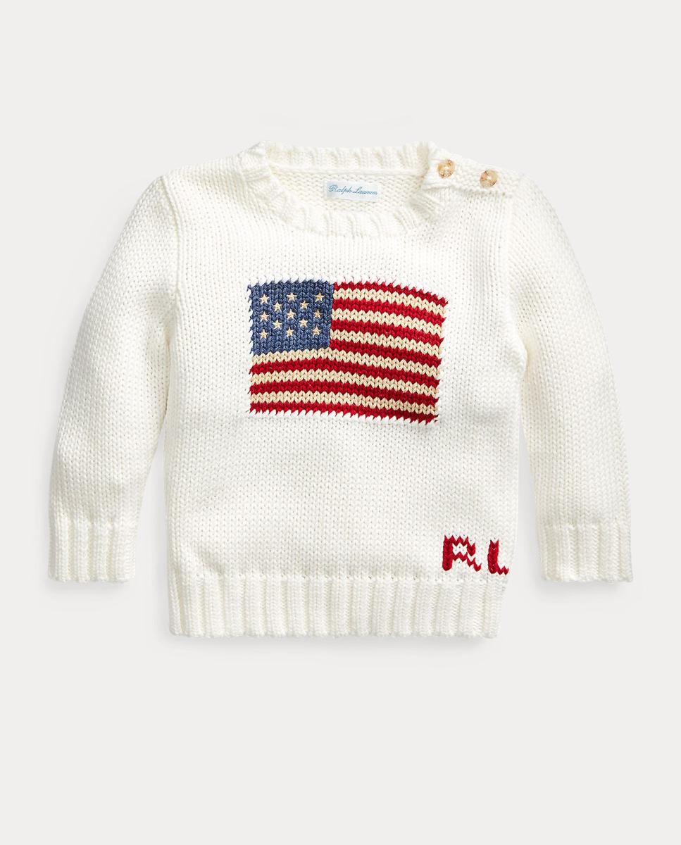 Imagem 0 de Camisola de Malha de Bebé Unissexo de Algodão com Bandeira