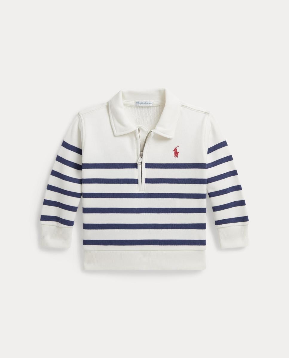 Imagem 0 de Sweatshirt de Algodão de Bebé com Meio Fecho de Correr