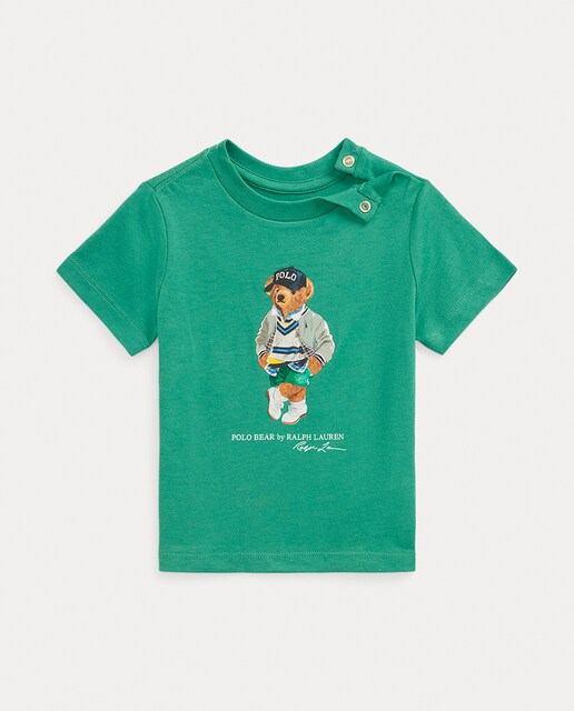 Imagen 0 de Camiseta de bebé niño de algodón con Polo Bear