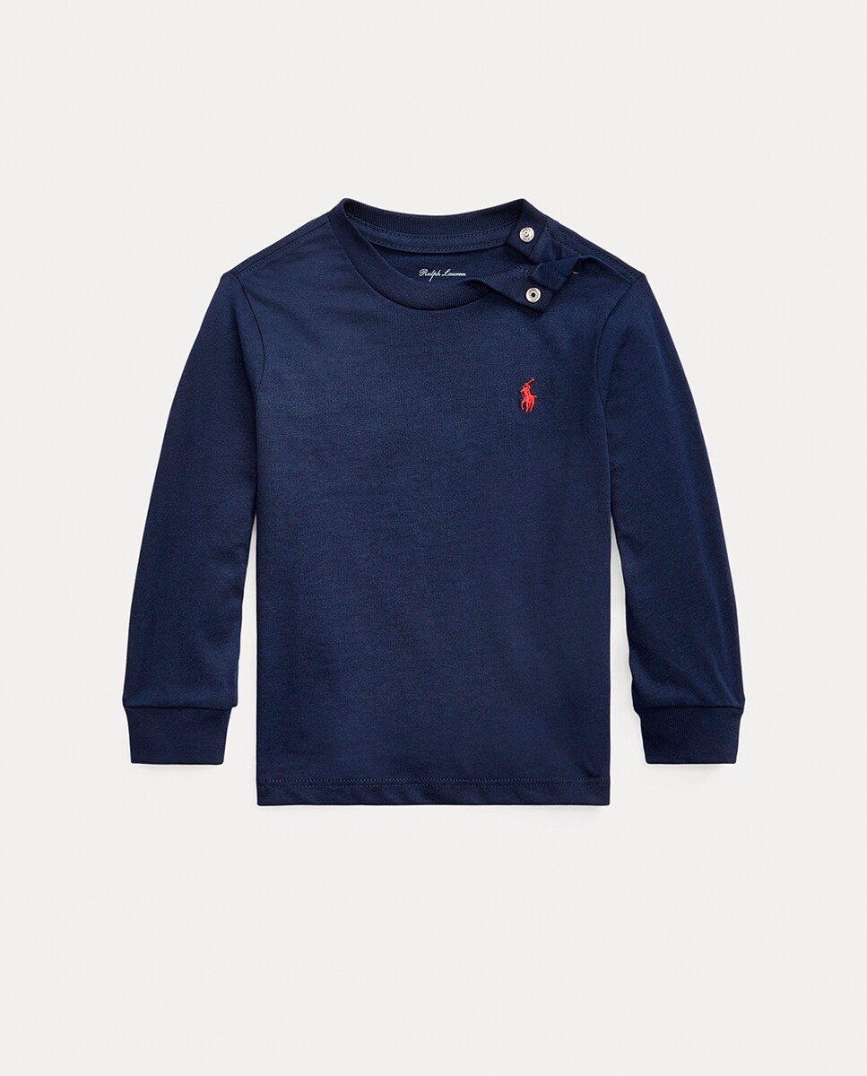 Camiseta de bebé niño de punto jersey de manga larga Meses/3M Azul marino