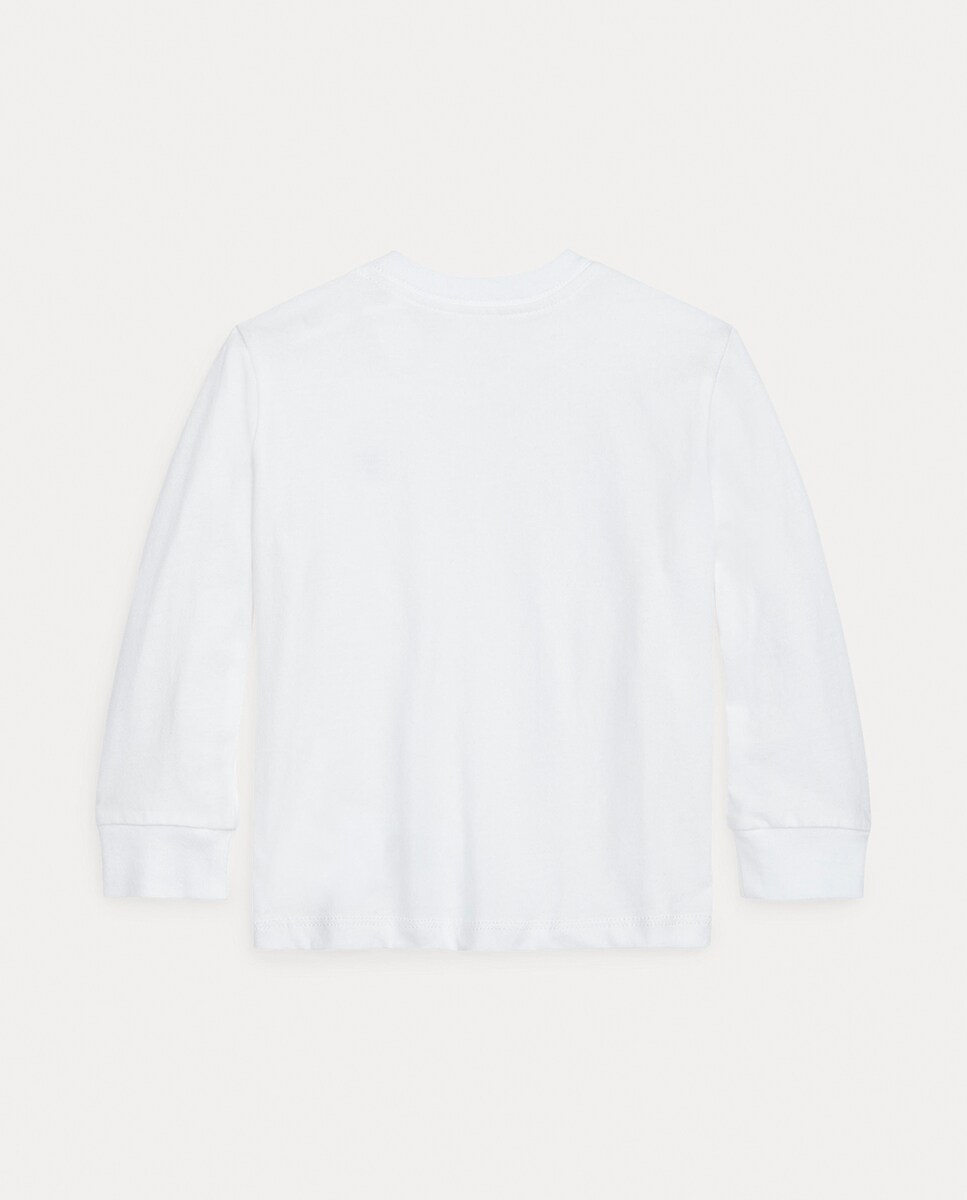 Camisola de Malha Jersey de Bebé com Manga Comprida Branco-2