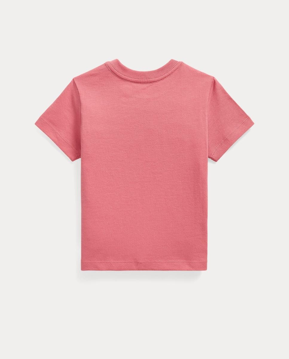 Camiseta de bebé niño de algodón con Polo Bear - Polo Ralph Lauren - Coral Coral-2