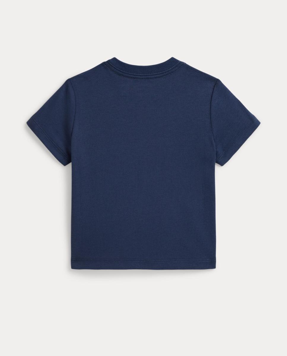 Camiseta de bebé niño de algodón estampada - Polo Ralph Lauren - Azul marino Azul marino-2