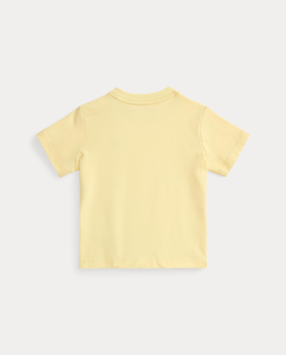 T-shirt de Malha de Algodão de Bebé Polo Ralph Lauren Amarelo-2