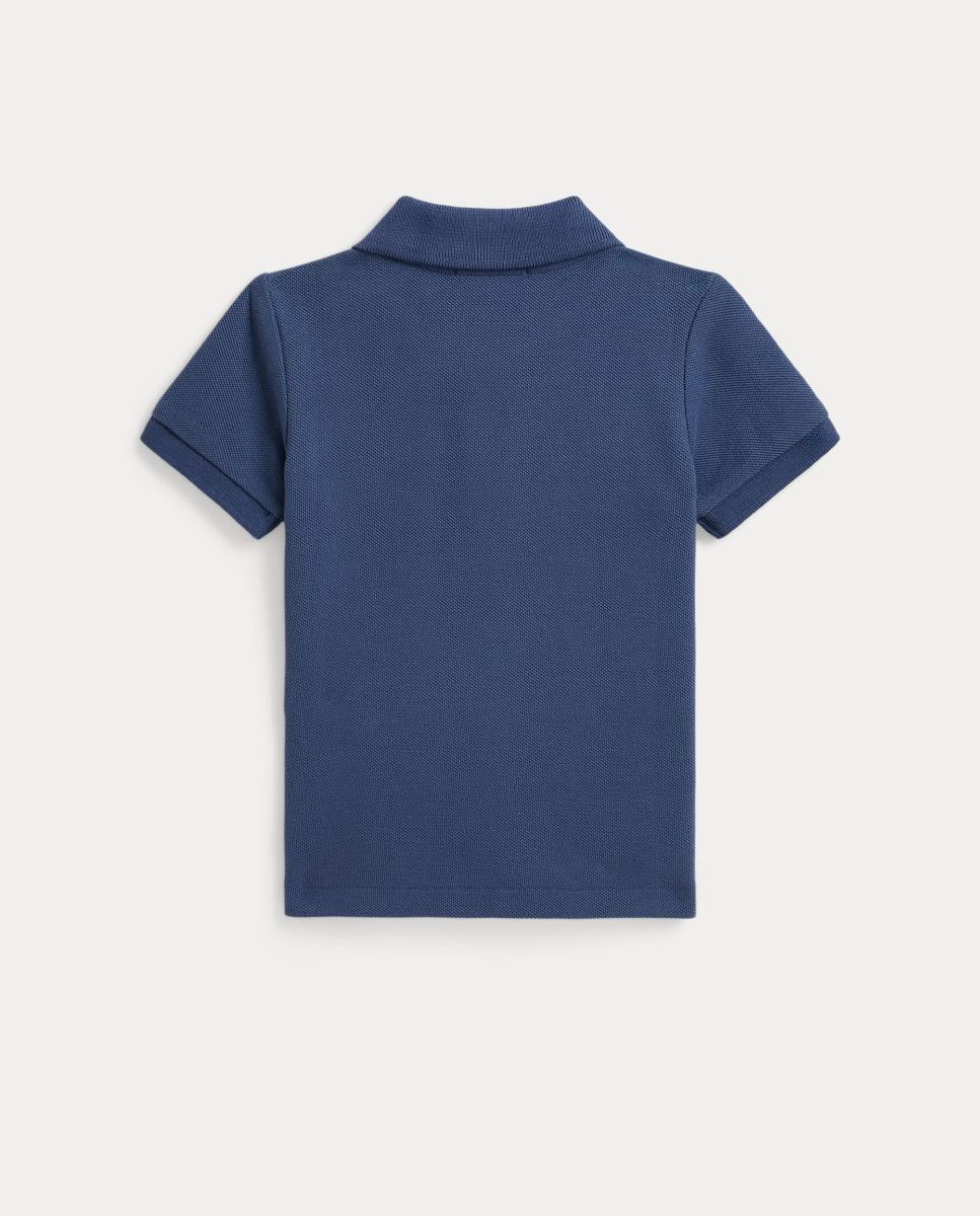 Polo Piqué de Bebé com Polo Bear Polo Ralph Lauren Azul-índigo-2