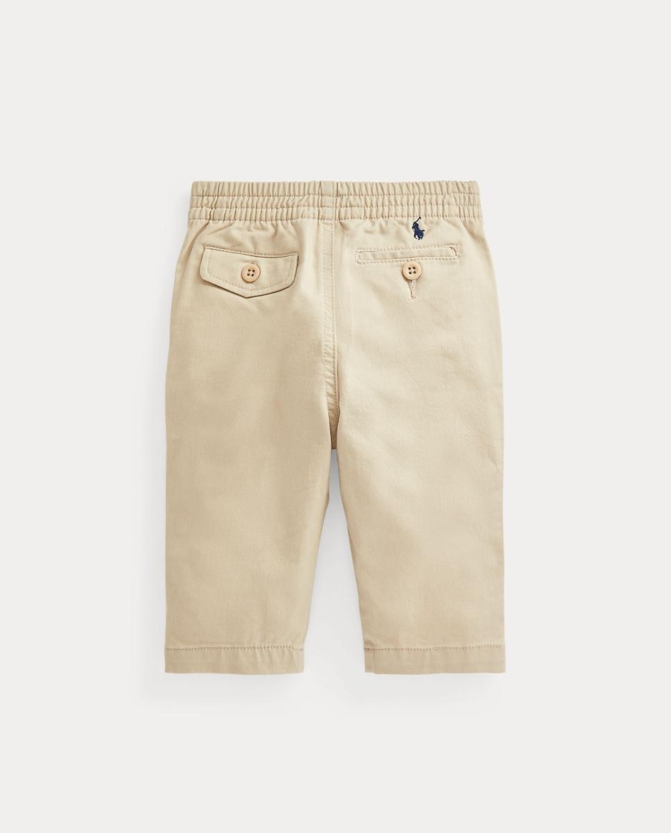Calças Chino Prepster Elásticas de Bebé Polo Ralph Lauren Bege-2