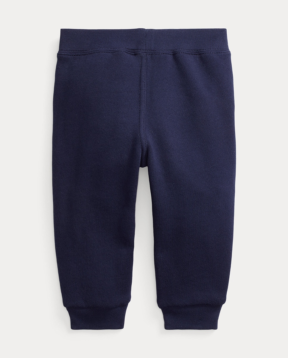 Imagen 2 de Pantalón deportivo de bebé niño estilo jogger de felpa - Polo Ralph Lauren - Azul marino Azul marino