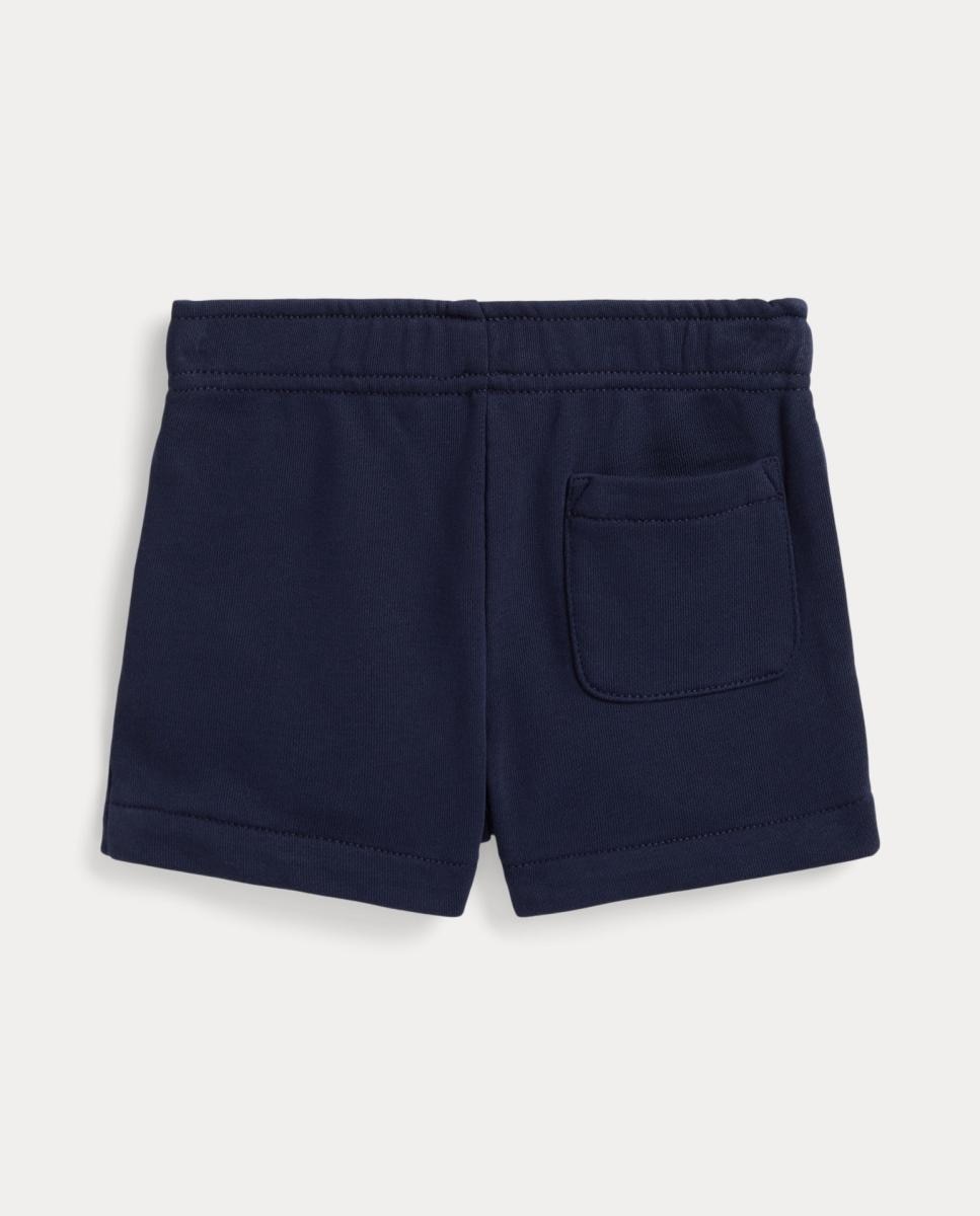 Calções de Algodão Interlock de Bebé Polo Ralph Lauren Azul-marinho-2
