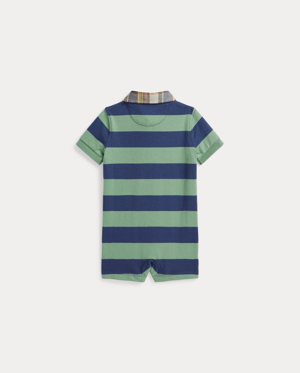 Imagen 2 de Pelele de bebé niño de algodón con rayas - Polo Ralph Lauren - Multicolor Multicolor