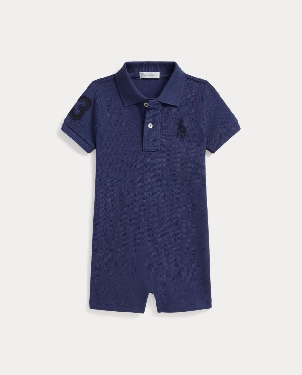 Imagem 0 de Babygrow Curto de Algodão de Bebé com Big Pony