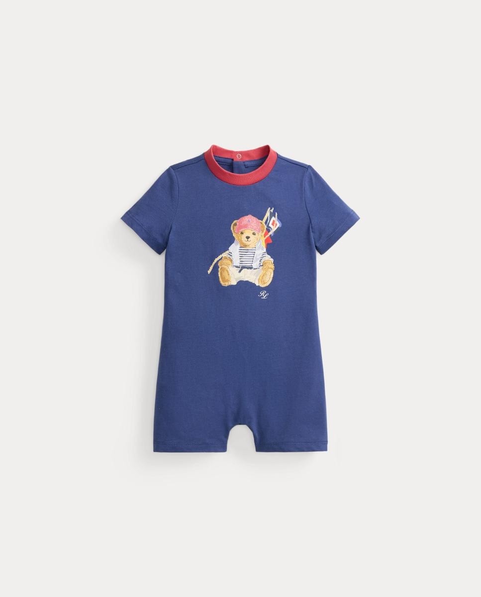 Imagem 0 de Babygrow Curto de Malha de Algodão de Bebé