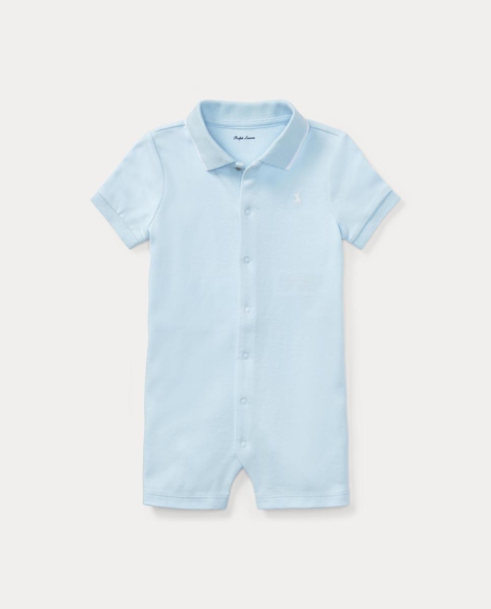 Imagem 0 de Babygrow Curto Tipo Polo de Algodão Suave de Bebé