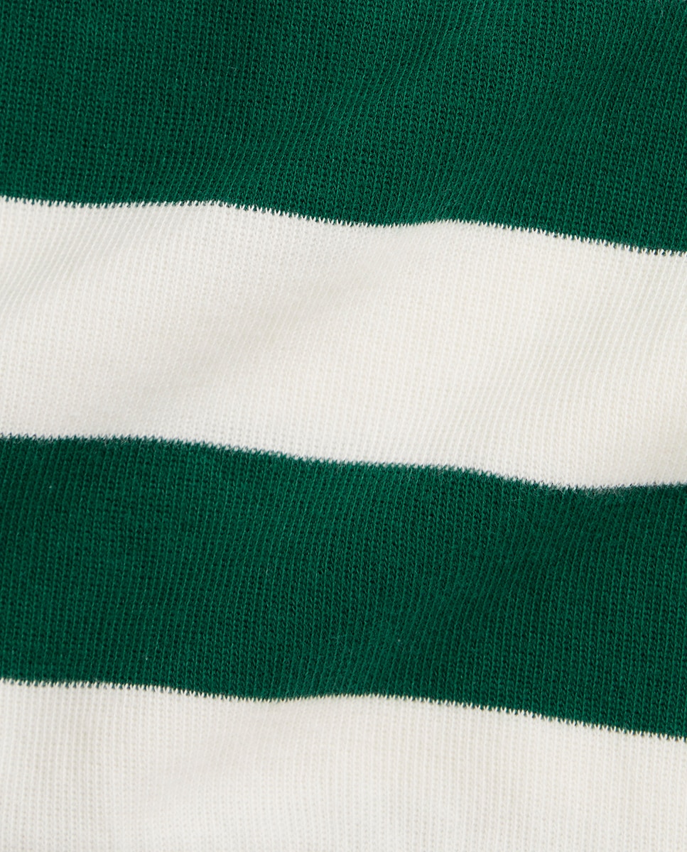 Conjunto de Calças e Polo Rugby de Bebé Verde-3