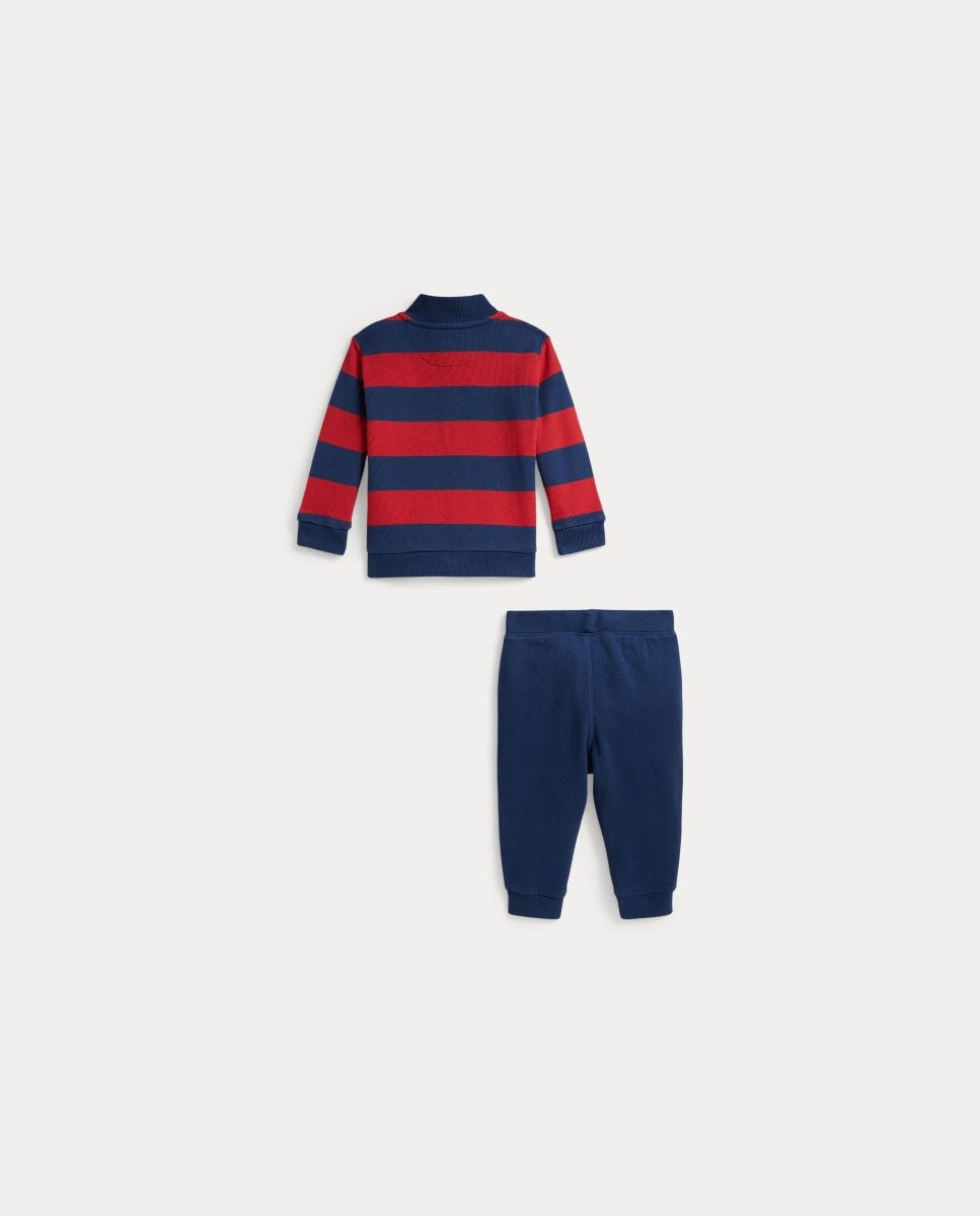 Conjunto de Calças e Polo Rugby de Bebé Multicolor-2