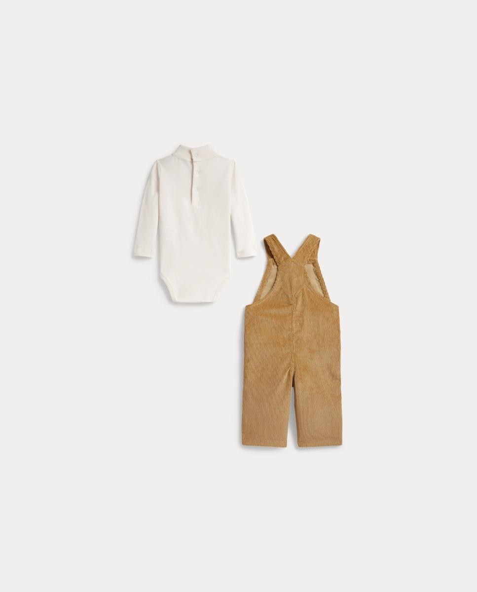 Conjunto de Duas Peças de Bombazina de Bebé Camel-2