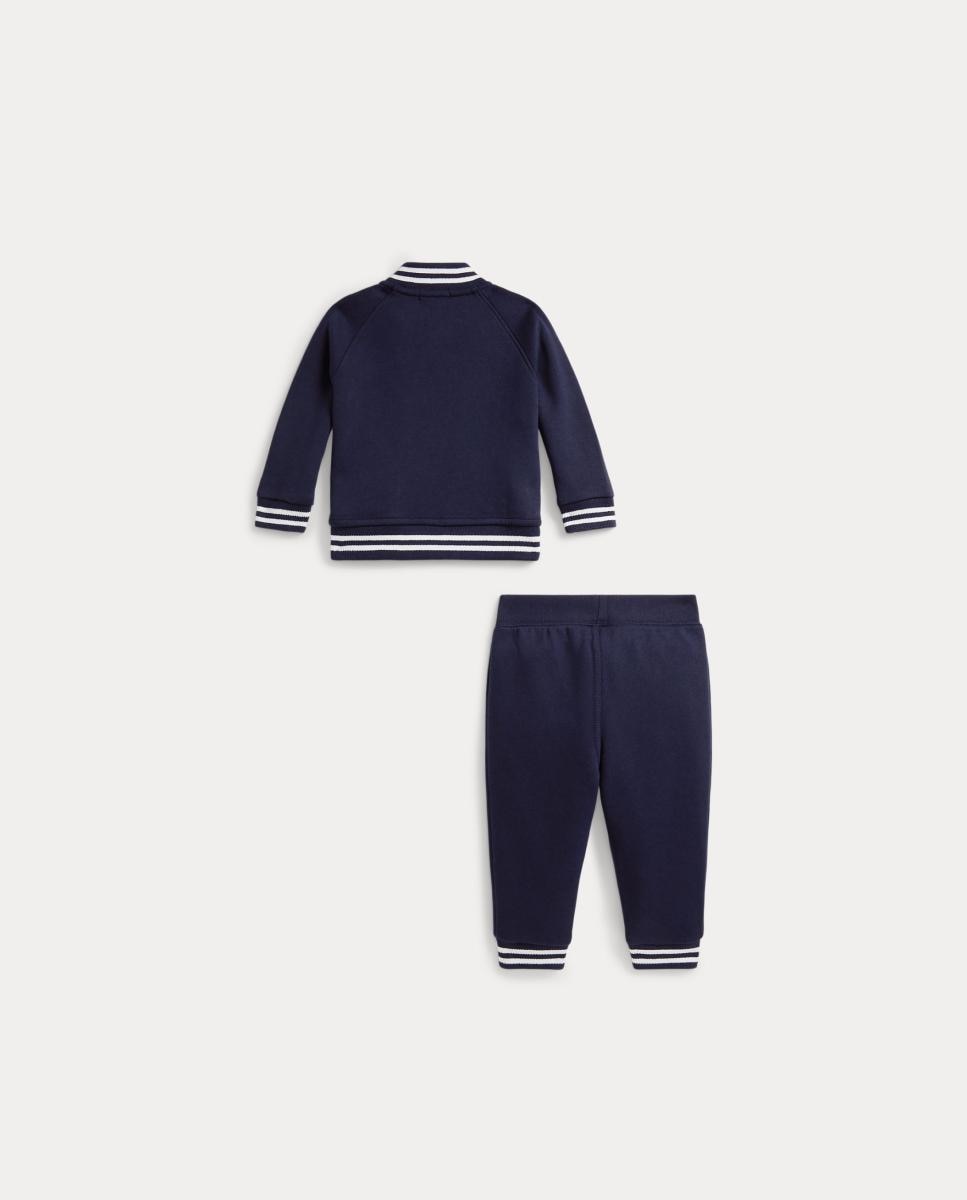 Conjunto de Joggers e Casaco de Felpa de Bebé Polo Ralph Lauren Azul-marinho-2
