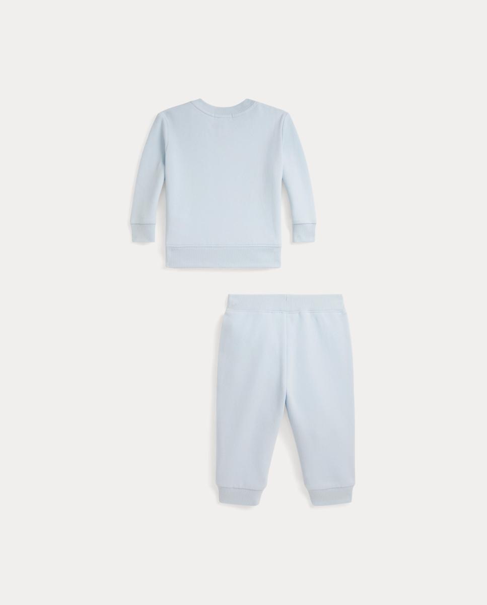 Conjunto de Felpa de Bebé com Polo Bear Polo Ralph Lauren Azul-claro-2