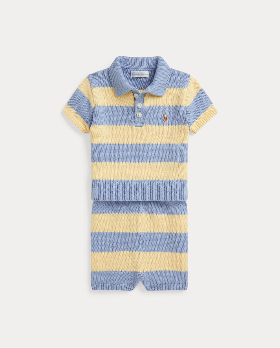 Imagem 0 de Conjunto de Polo Piqué e Calções de Bebé