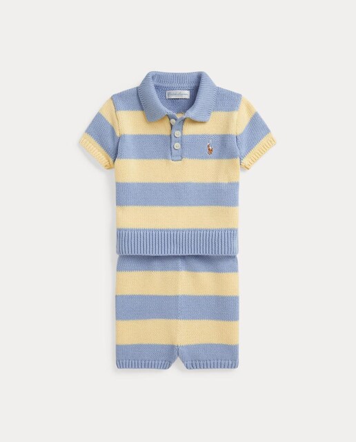 Imagem 0 de Conjunto de Polo Piqué e Calções de Bebé