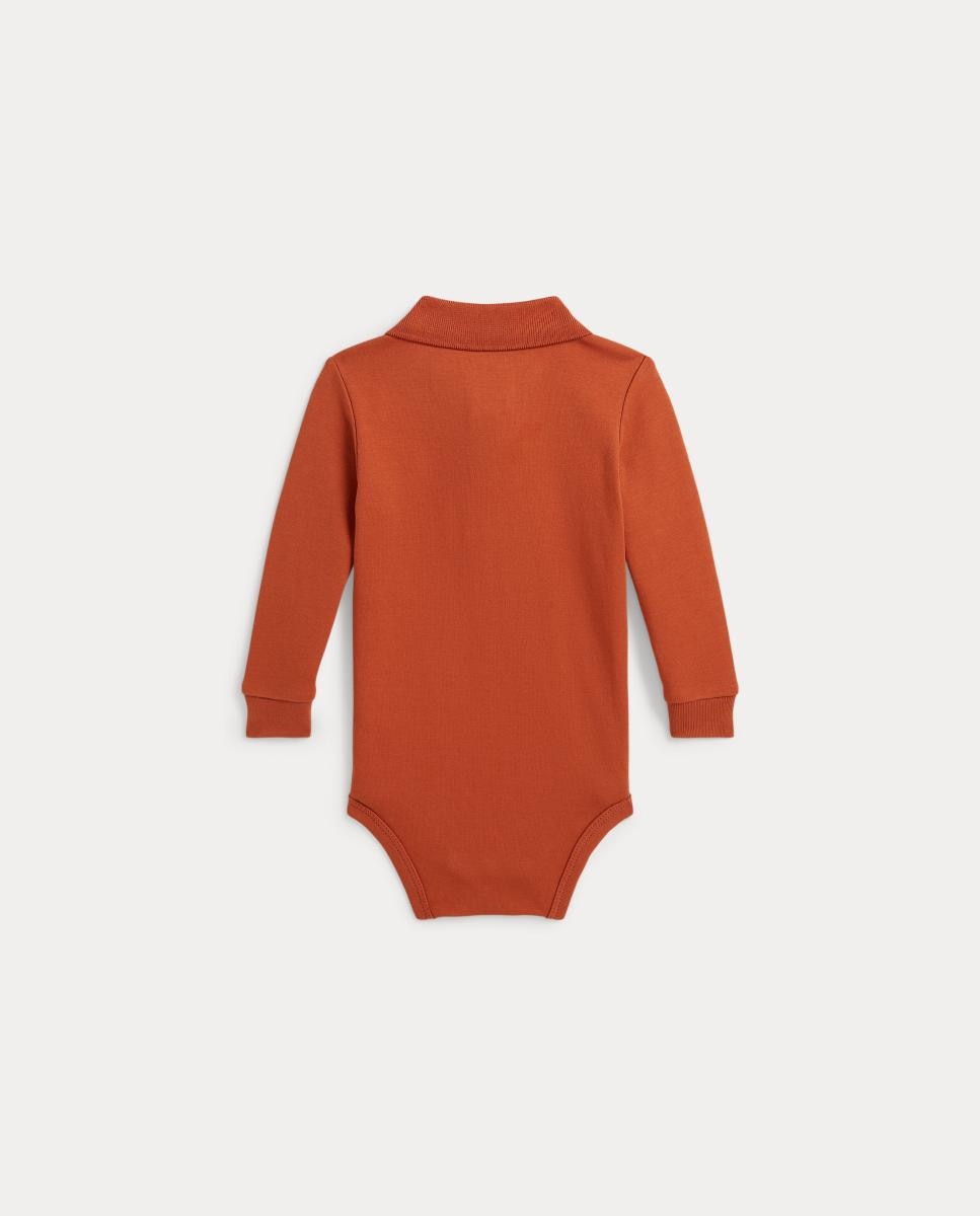 Body Unissexo Tipo Polo de Algodão Polo Ralph Lauren Coral-2