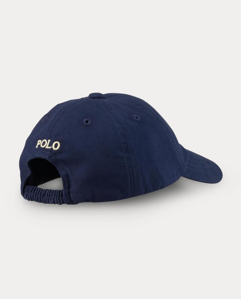 Boné de Bebé Unissexo de Algodão com Cavalo Bordado Polo Ralph Lauren Azul-marinho-2