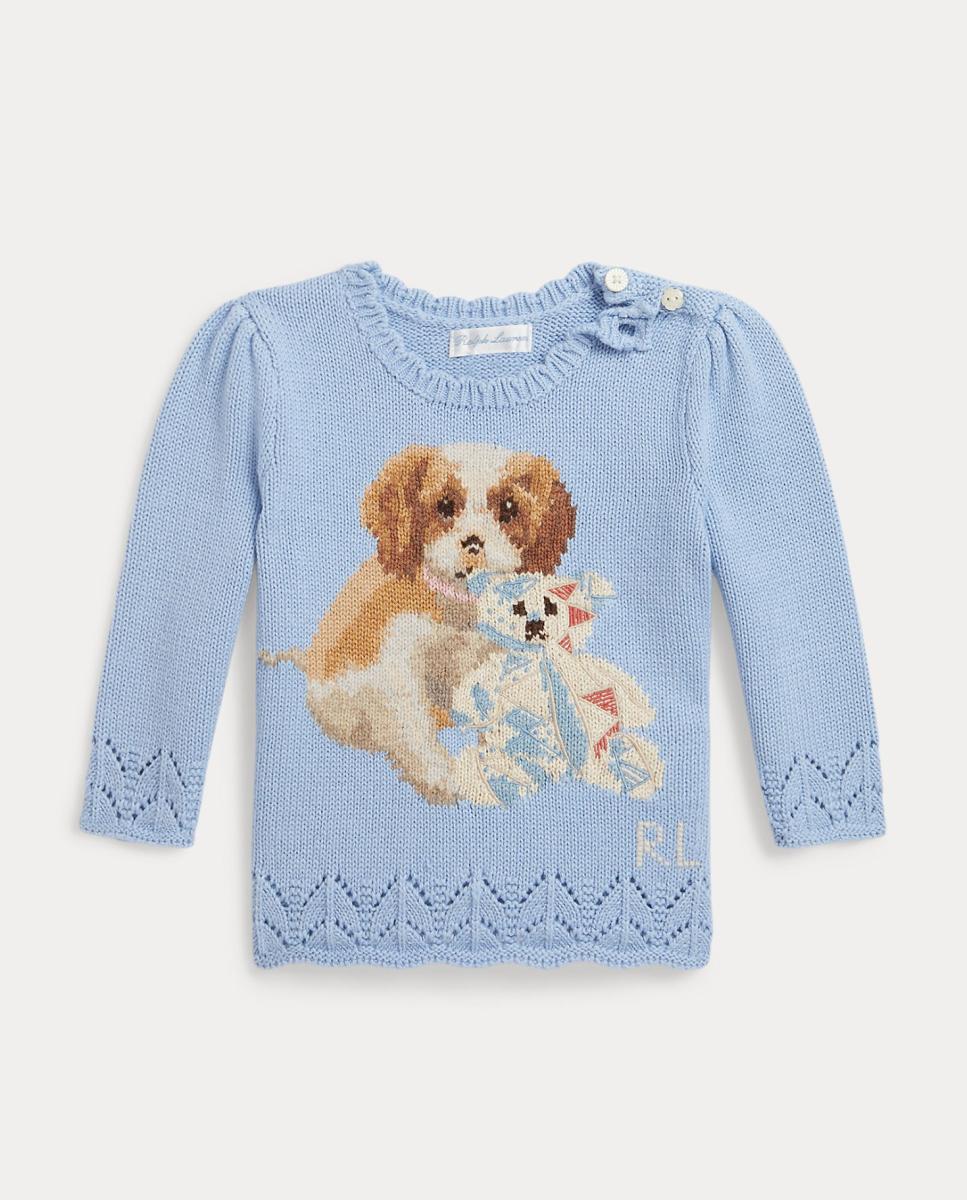 Imagem 0 de Camisola de Malha de Algodão de Bebé com Cão